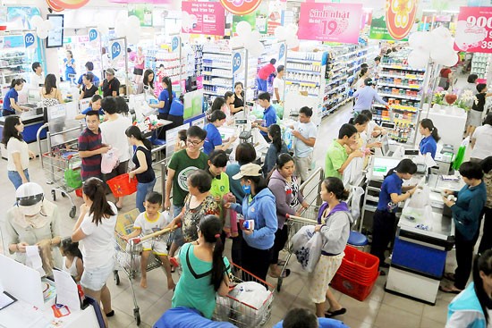 HCMC has more and more modern supermarkets (Photo: SGGP) HCMC has more and more modern supermarkets (Photo: SGGP)